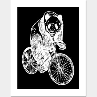 SEEMBO Panda Cycling Bicycle Bicycling Biker Biking Fun Bike Posters and Art